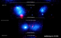 研究显示星系群合并时会产生高温冲击波 温度超1亿度