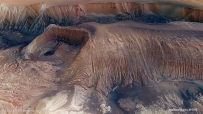 火星.赫伯斯峡谷的塌方
