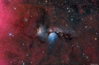 大视场下的M78星云