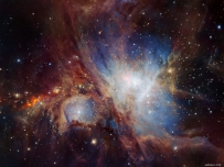 从一个深红外HAWK-I的猎户座星云的观点2048x1536/599.3 KB