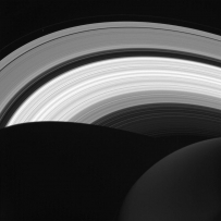NASA的卡西尼飞船发回的土星照片