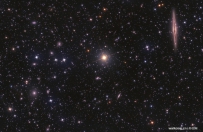 NGC 891与Abell 347