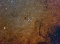 M7：天蝎座内的疏散星团