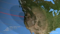 经过美国的日食路径预测视频