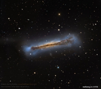 NGC 3682：侧向旋涡星系