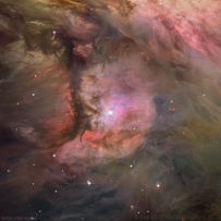 M43：猎户座大星云中的尘埃、气体与恒星