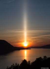 挪威上空的日柱